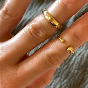 Henri Bendel mindi rings.